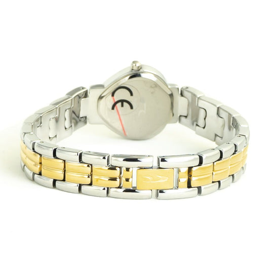 Chronotech Silberne Edelstahluhr