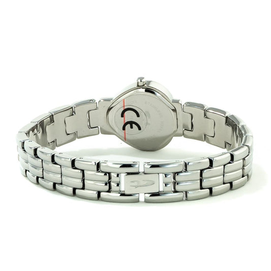 Chronotech Silberne Edelstahluhr