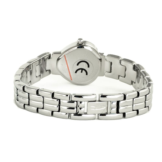 Chronotech Silberne Edelstahluhr