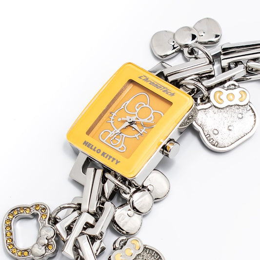 Chronotech Silberne Edelstahluhr