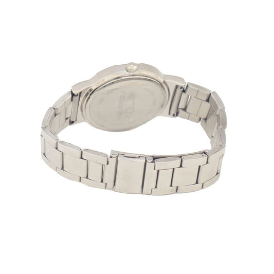 Chronotech Silberne Edelstahluhr