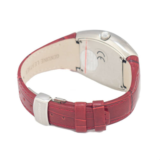 Chronotech Multicolor Leather Dress Watch