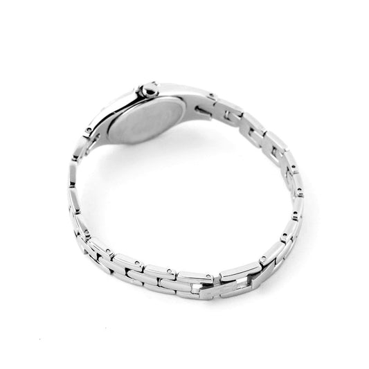 Chronotech Silberne Edelstahluhr