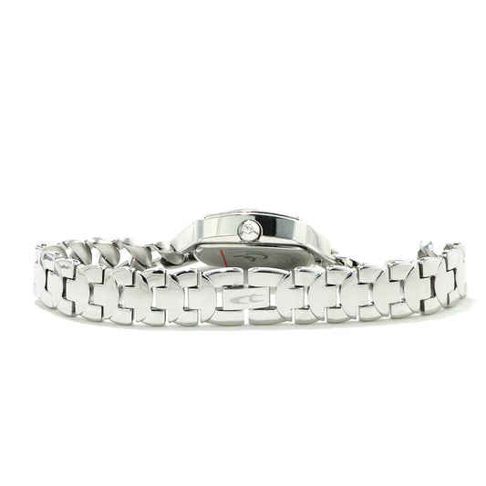 Chronotech Silberne Edelstahluhr