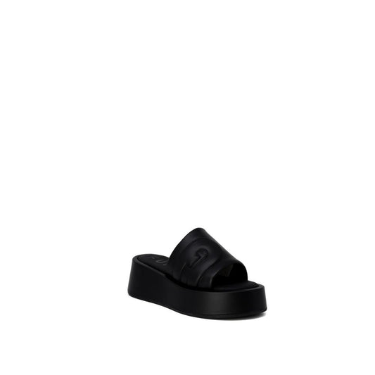 Furla – Schwarze Lederslipper