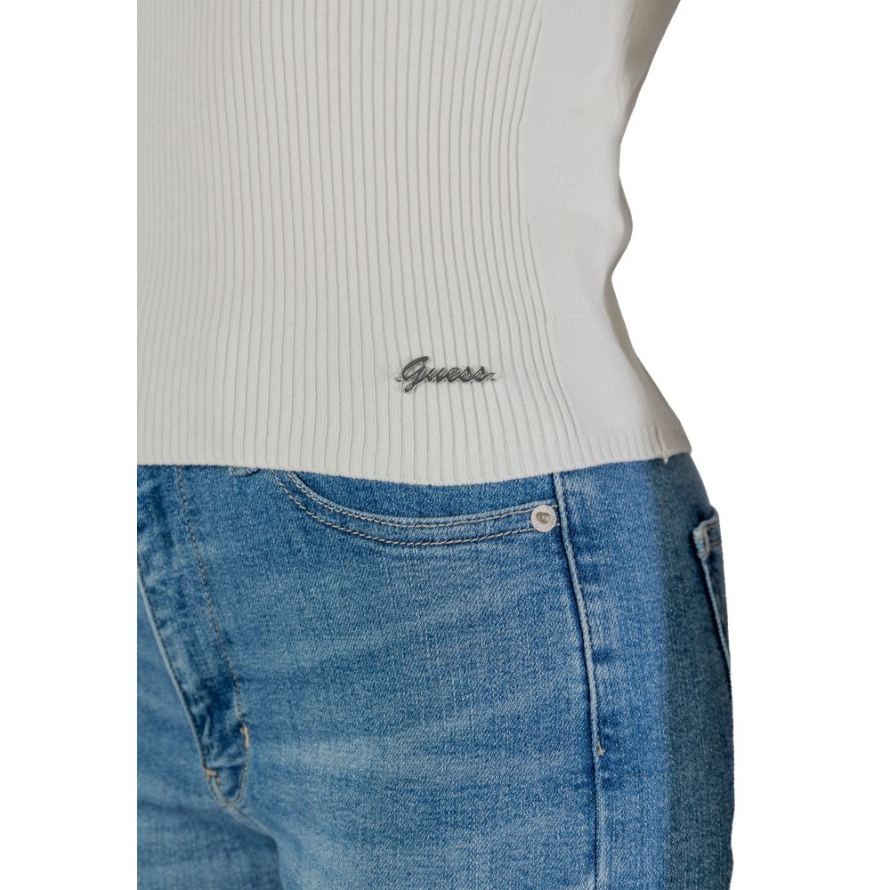 Guess – Cremefarbene Viskose-Sportbekleidung