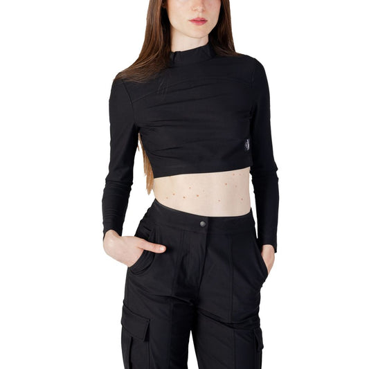 Calvin Klein Jeans – Schwarzes Oberteil aus recyceltem Polyester