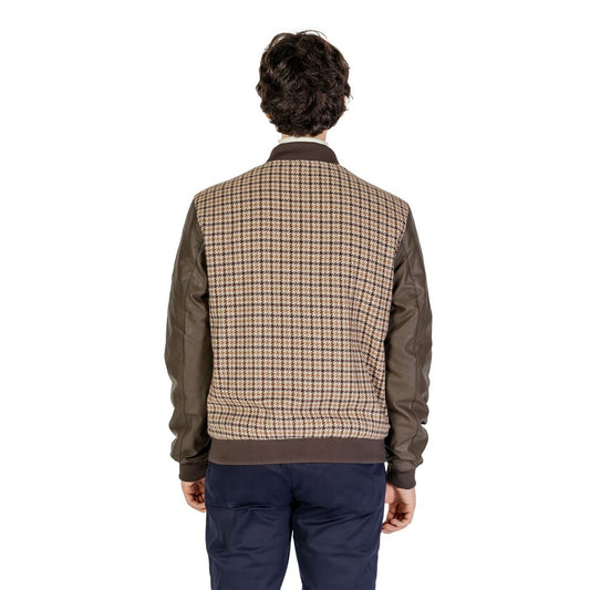 Gianni Lupo Braune Polyesterjacken und -mäntel