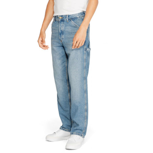 Jack Jones – Blaue Jeans aus Baumwolle mit entspannter Passform