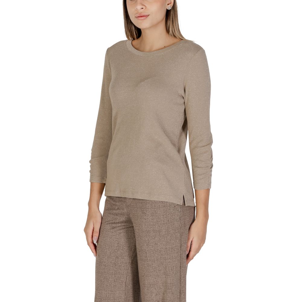 Street One Beige Polyester Langarmshirt