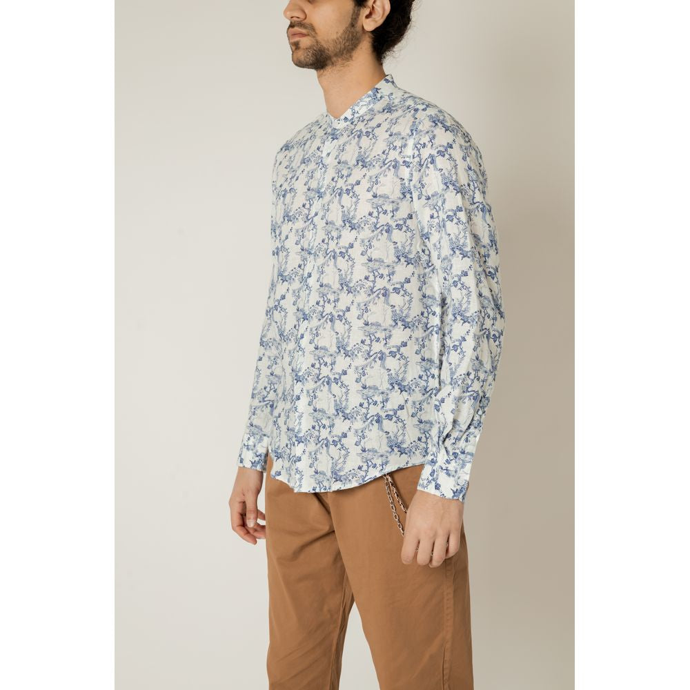 Gianni Lupo – Blaues Leinenhemd