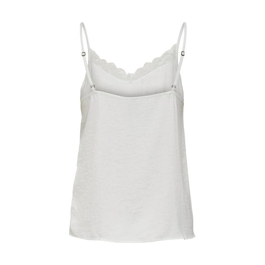 Jacqueline De Yong Weißes Polyester-Tanktop