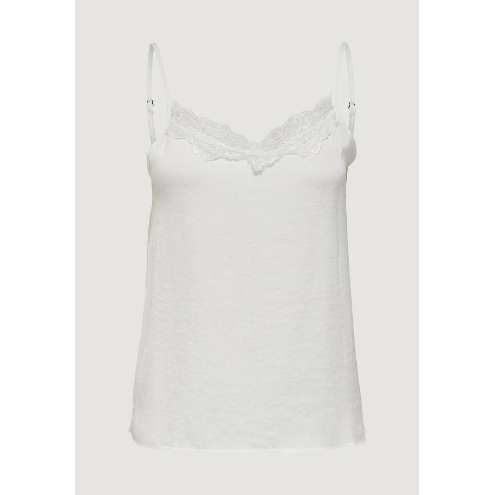 Jacqueline De Yong Weißes Polyester-Tanktop