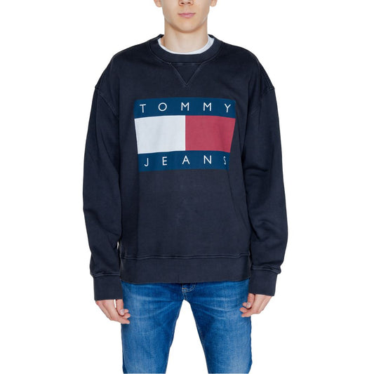 Tommy Hilfiger Jeans Black Cotton Sweatshirt