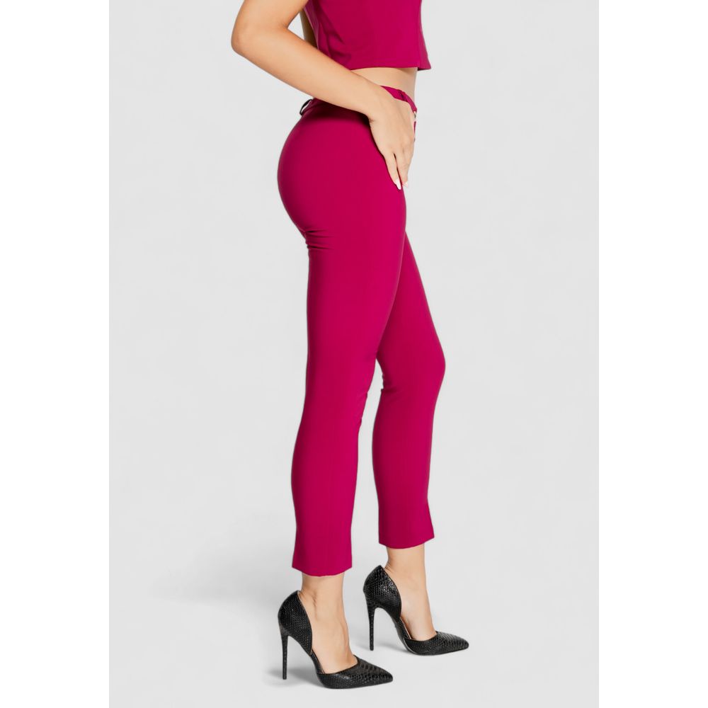 Rinascimento Bordeaux Polyester Freizeithose