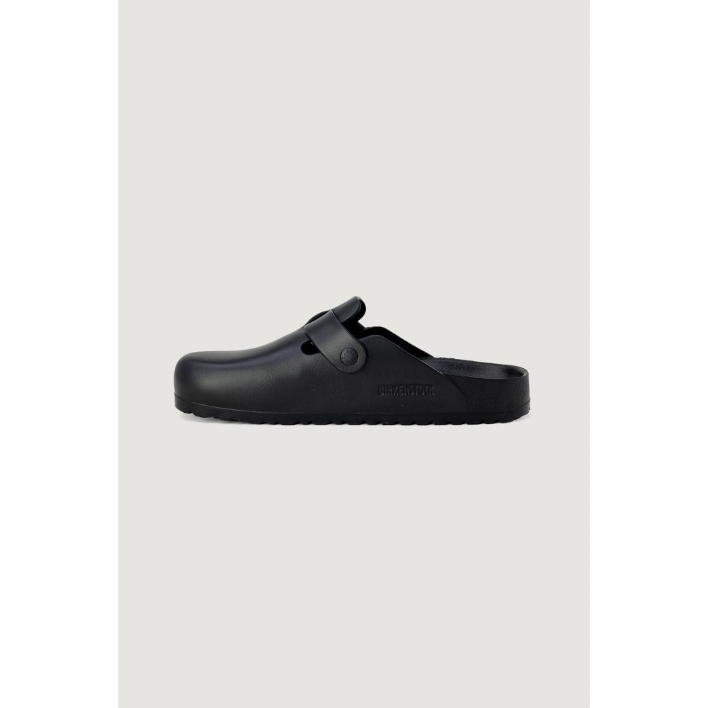 Birkenstock – Schwarze Plastik-Slipper