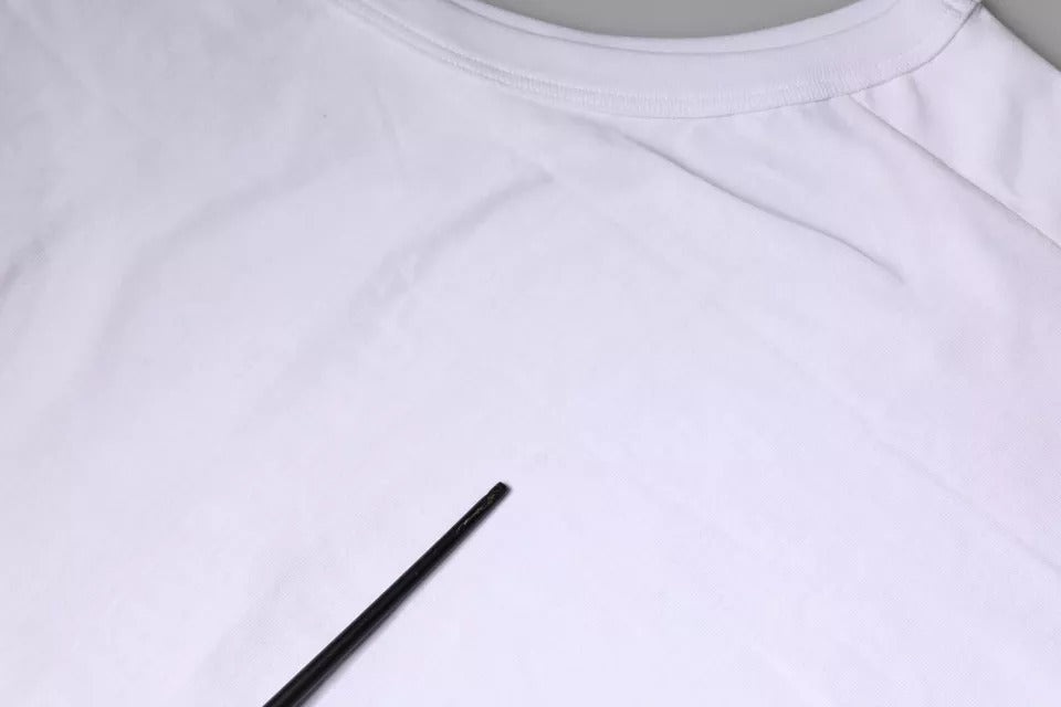 Dolce & Gabbana – Weißes, ärmelloses Tanktop mit Camouflage-Muster