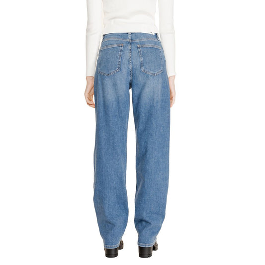 Calvin Klein Jeans – Blaue Jeans aus Baumwolle mit entspannter Passform