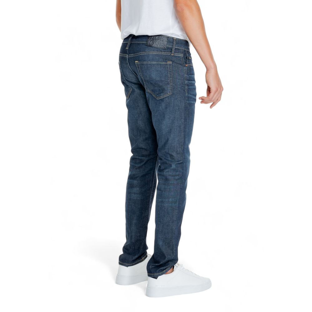 Jack Jones – Blaue Jeans aus Baumwolle mit entspannter Passform