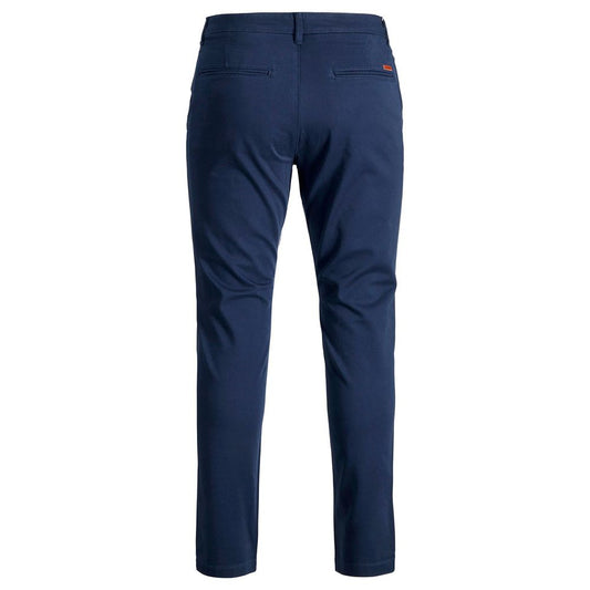 Jack Jones – Blaue Skinny-Hose aus Baumwolle