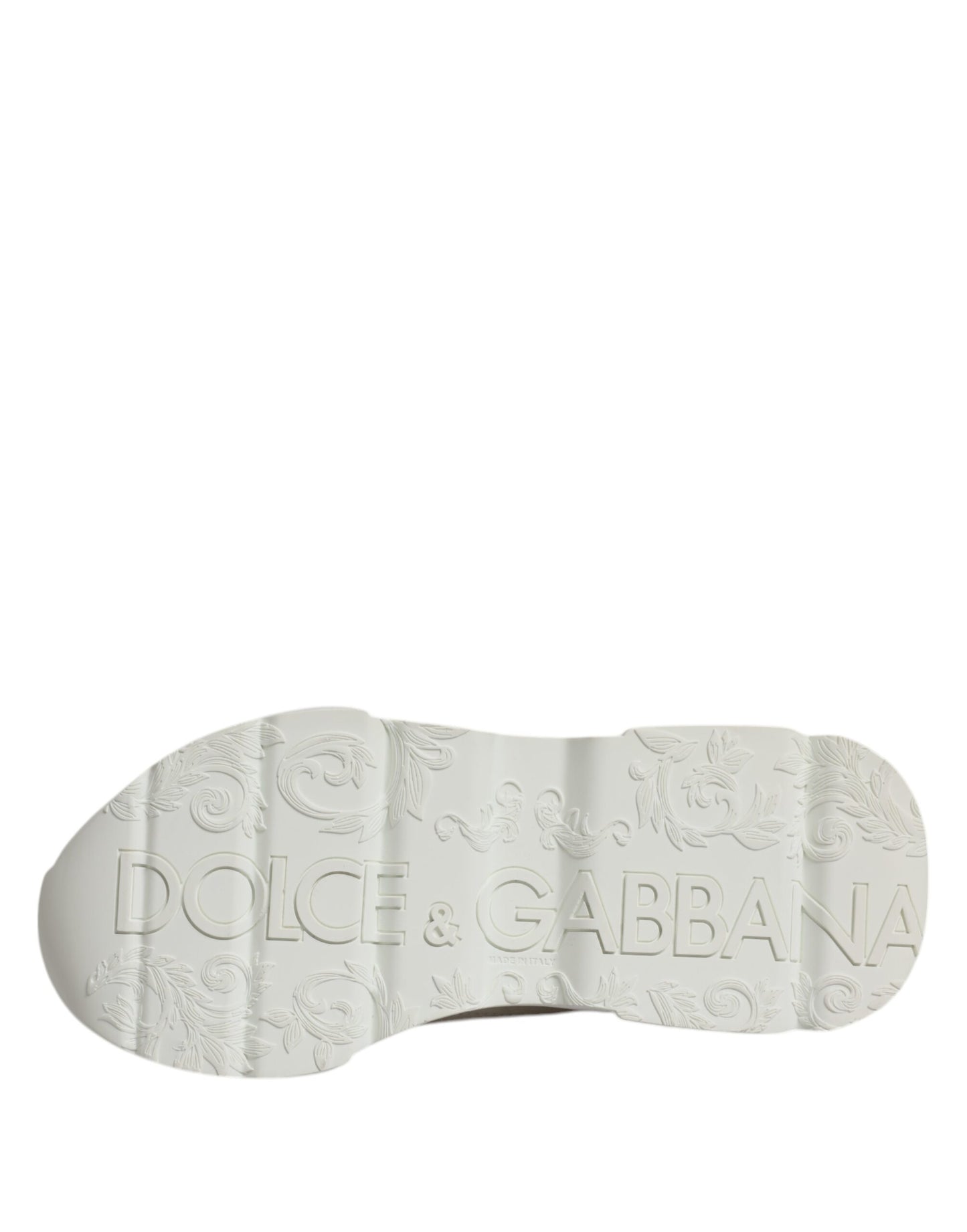 Dolce & Gabbana Daymaster Low Top Sneakers aus weißem Leder