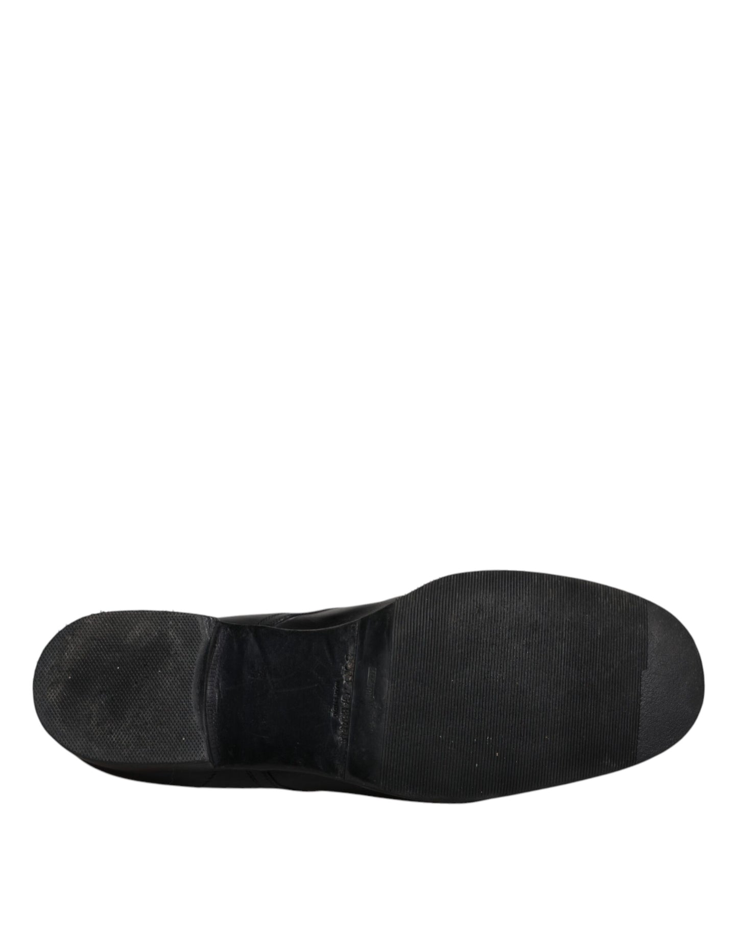 Dolce & Gabbana – Derby-Schuhe aus schwarzem Leder für formelle Herren