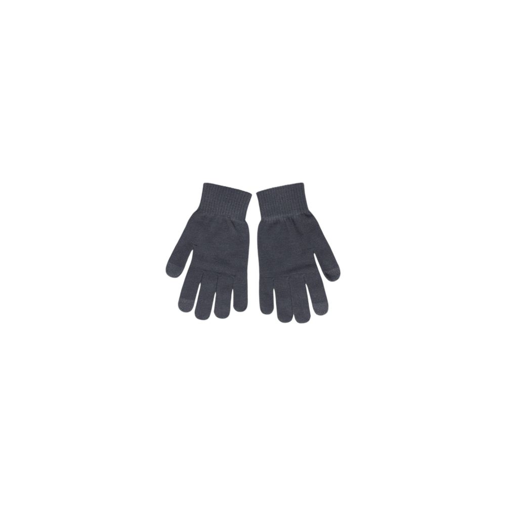 Pieces – Graue Handschuhe aus recyceltem Polyester