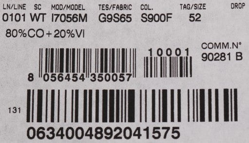 Dolce & Gabbana Graue STAFF-Weste aus gestreifter Baumwolle