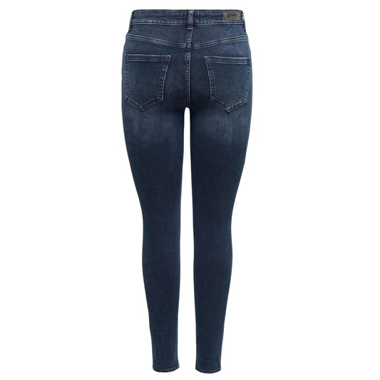 Only – Blaue Skinny-Jeans aus Baumwolle