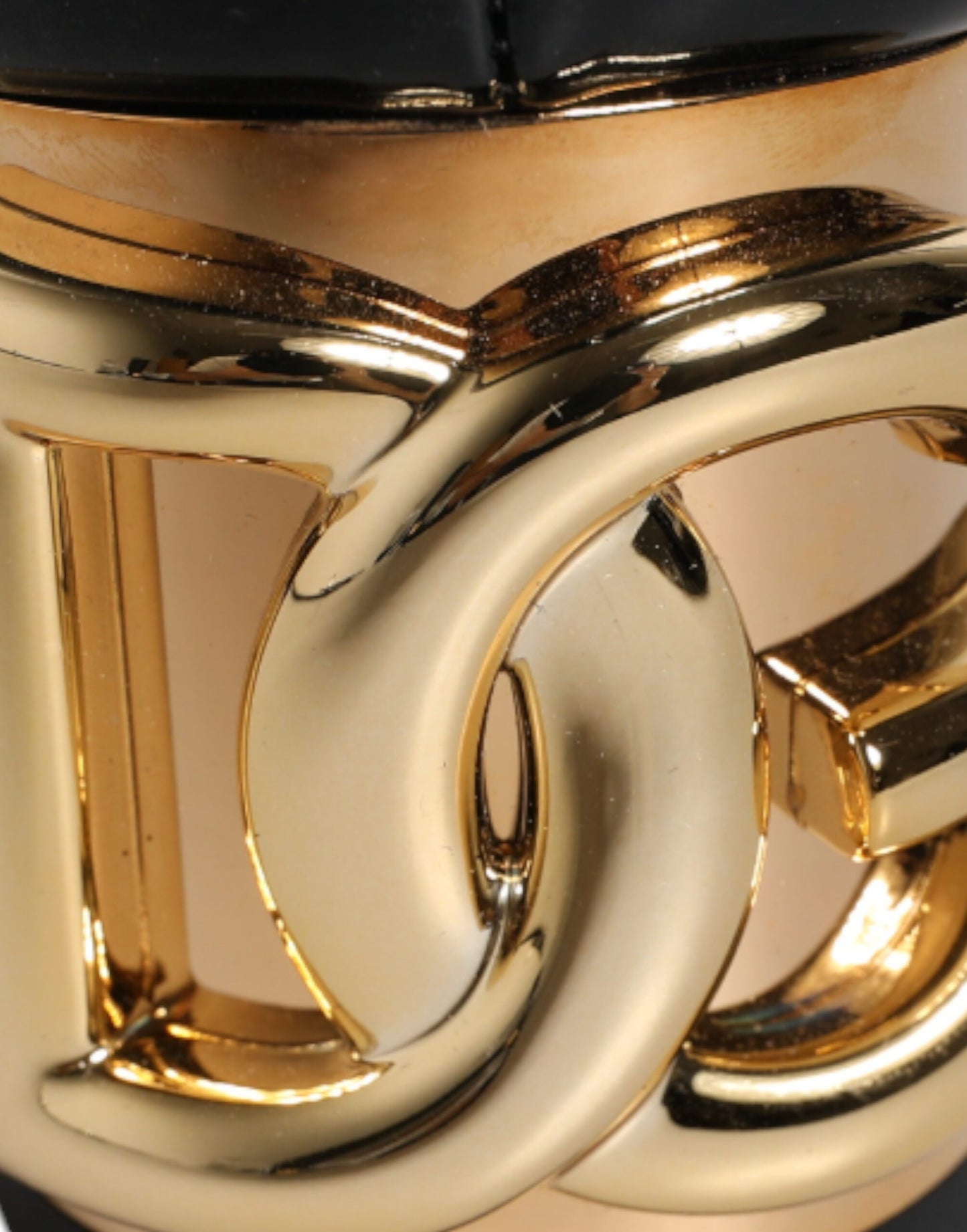 Dolce & Gabbana – Schwarze Vally High-Stiefel aus Lackleder