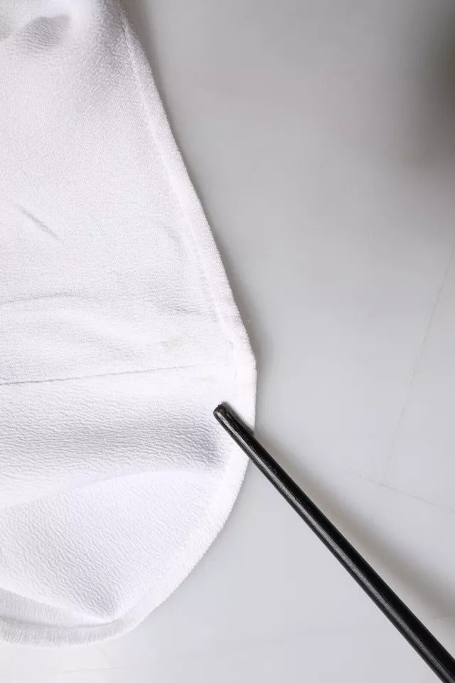 Fabiana Filippi, weißes, ärmelloses Tanktop mit Spaghettiträgern