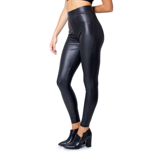Only – Schwarze Polyester-Leggings