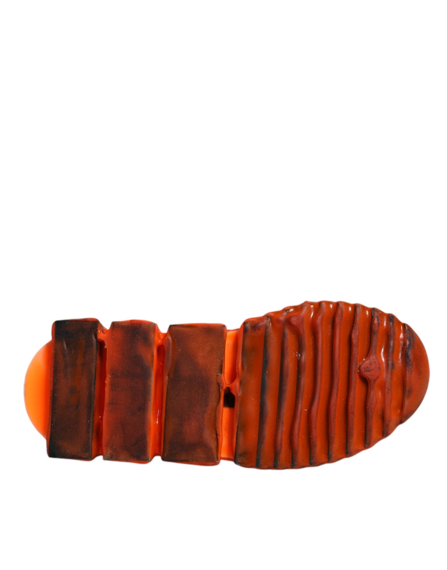 Dolce & Gabbana Sorrento Slip-On Sneakers in Weiß und Orange