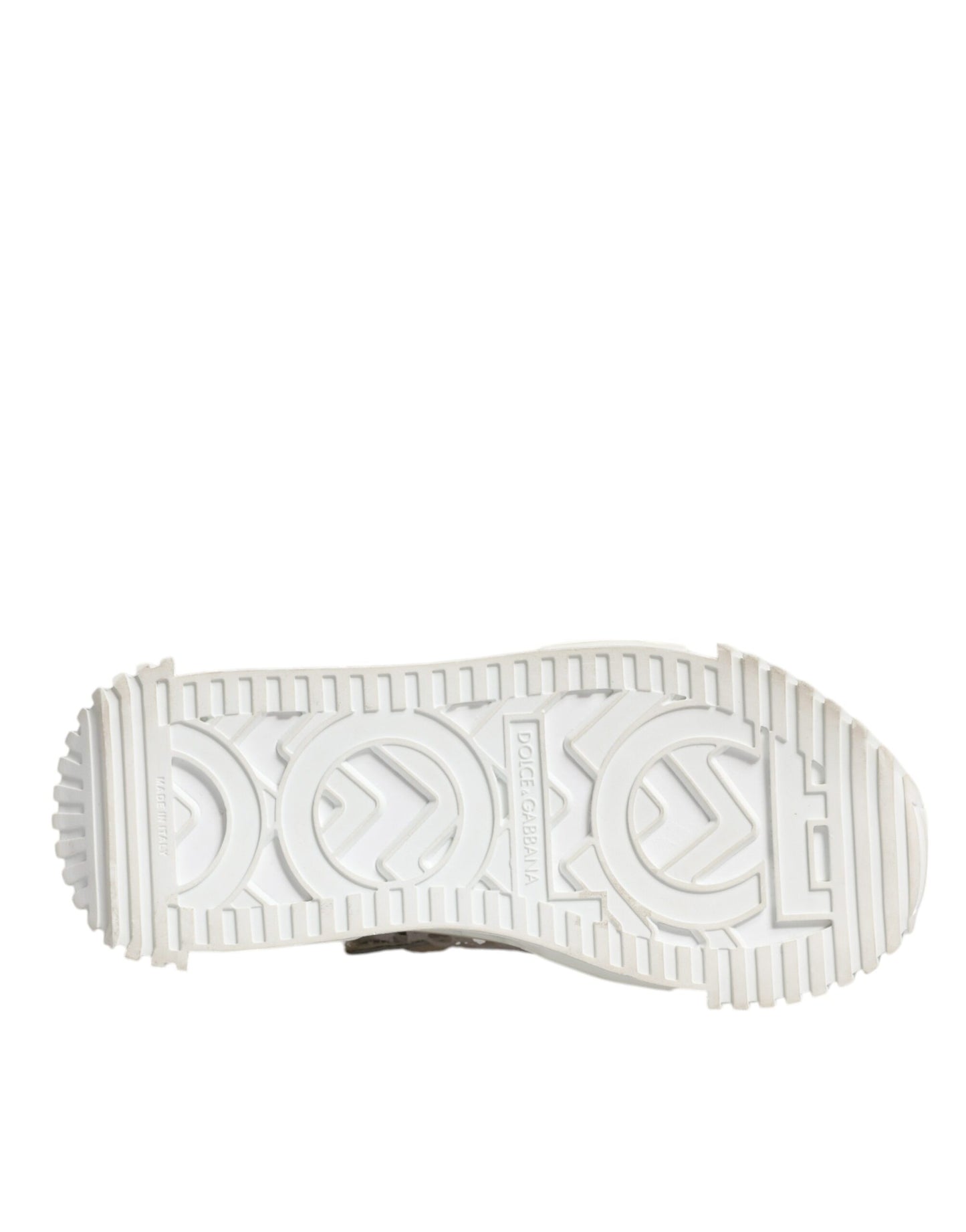 Dolce & Gabbana – Weiße Mesh-NS1-Sneaker mit niedrigem Schaft