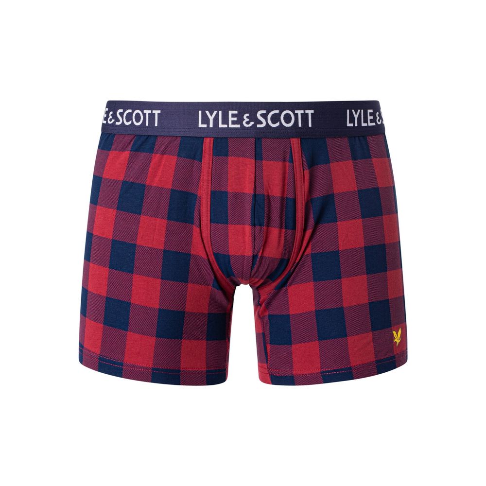 Lyle & Scott Bordeaux Baumwoll-Boxershorts