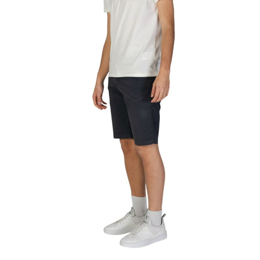 Refrigiwear Blaue Baumwoll-Bermudashorts