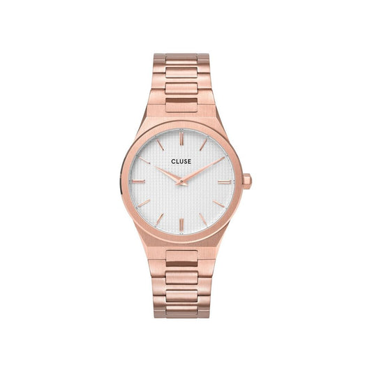 Cluse Armbanduhr aus Edelstahl mit Mehrfarben-Design