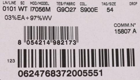 Dolce & Gabbana Blaue STAFF-Weste aus Wollstretch