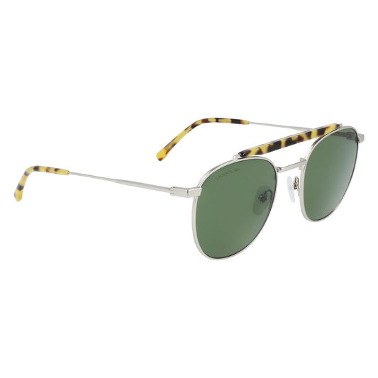 Lacoste – Sonnenbrille aus silbernem Metall