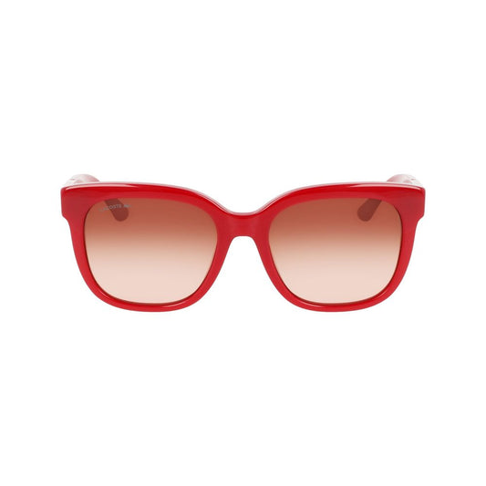 Lacoste – Rote Acetat-Sonnenbrille