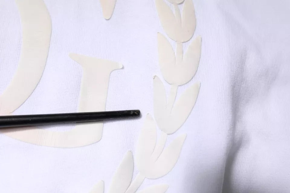 Dolce & Gabbana Weißer Logo-Kapuzenpullover