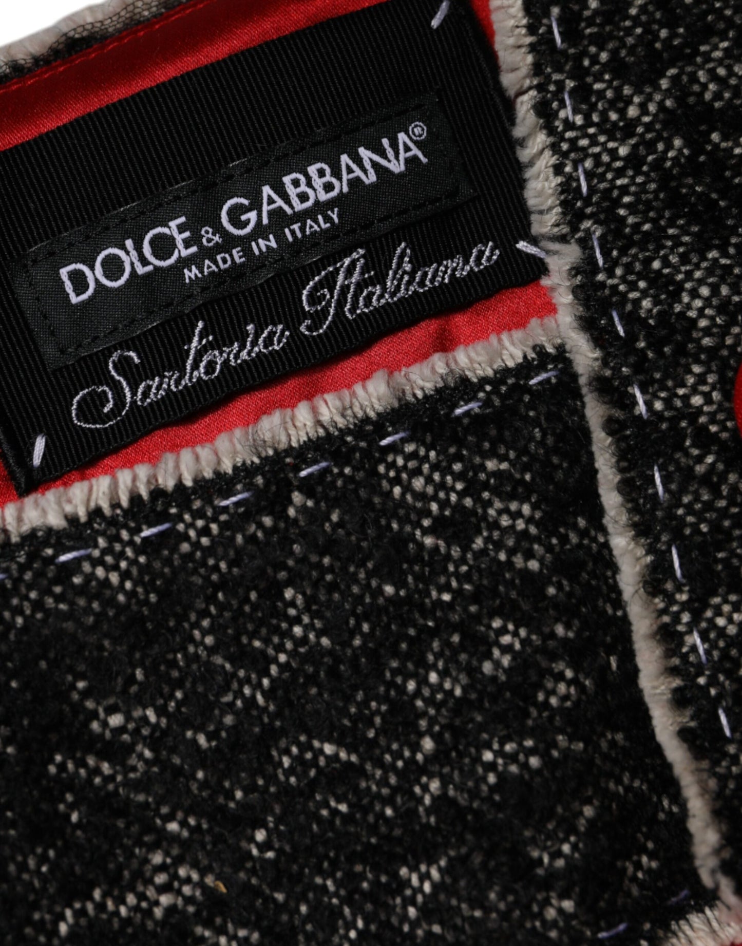 Dolce & Gabbana – Rotes, ärmelloses Minikleid aus Wolle in A-Linie