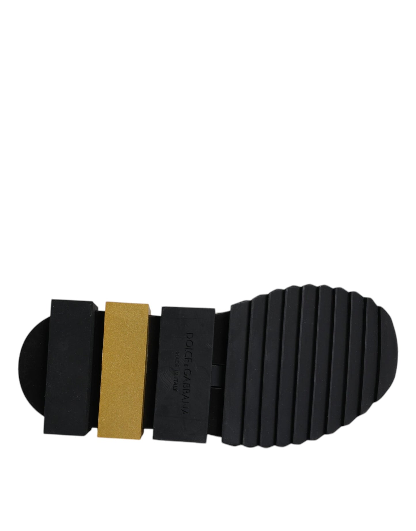 Dolce & Gabbana Gold Glitter Leopard Sorrento Sneakers Schuhe