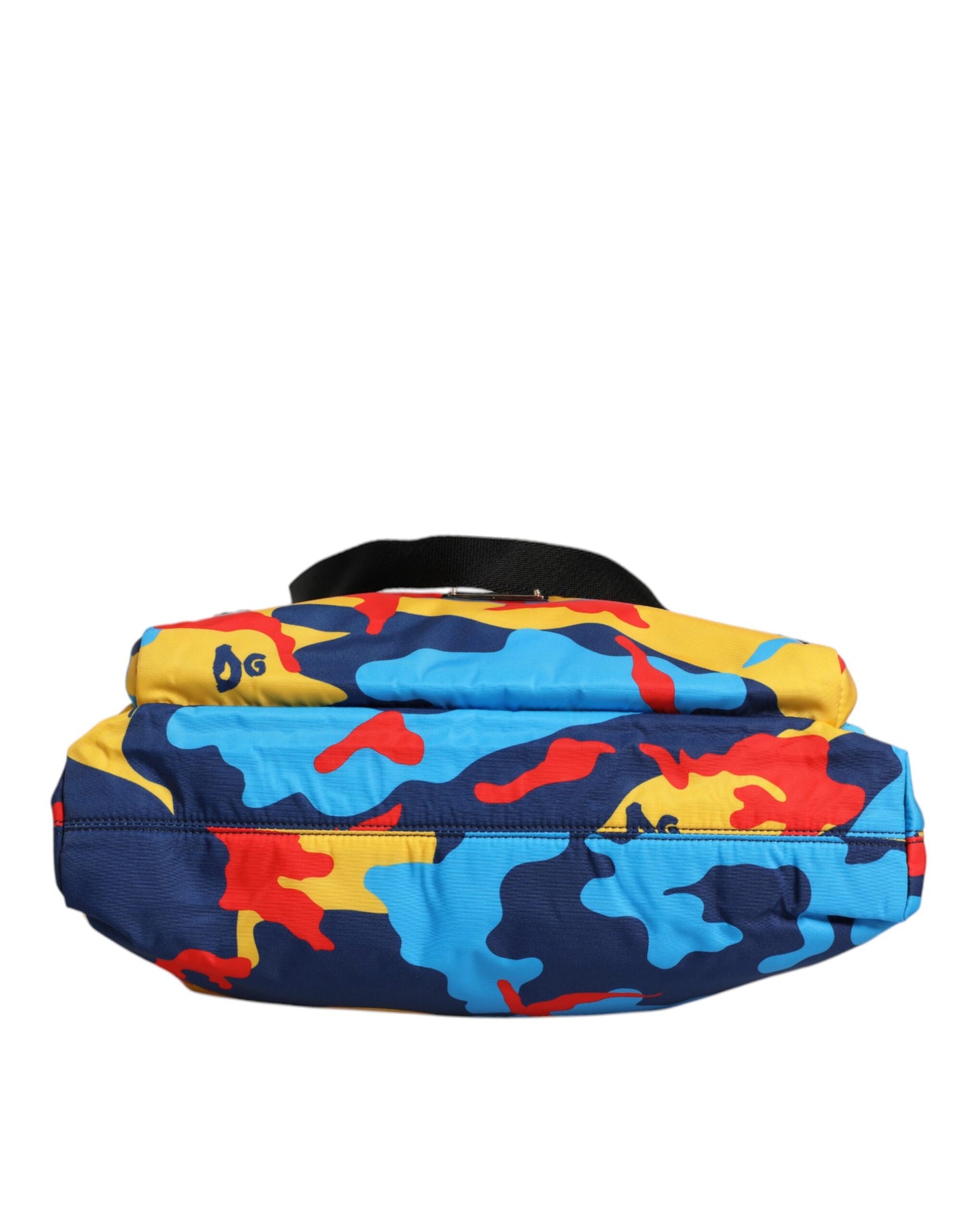 Dolce & Gabbana – Mehrfarbige Camouflage-Einkaufstasche aus Nylon