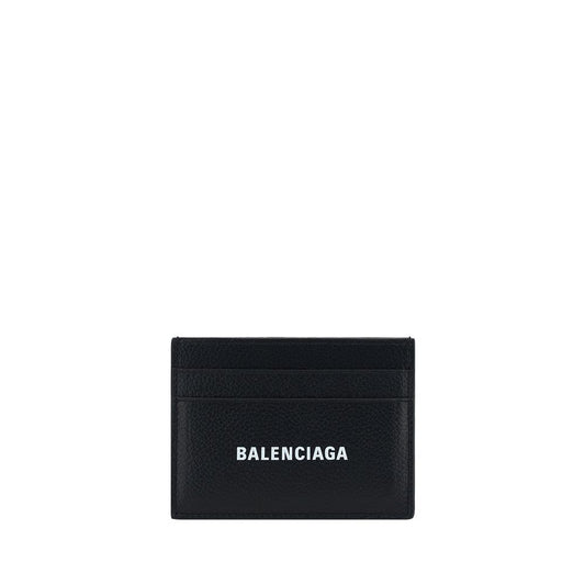 Balenciaga Geldbörse aus schwarzem Kalbsleder Bos Taurus