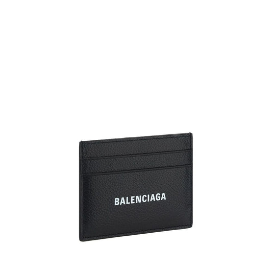 Balenciaga Geldbörse aus schwarzem Kalbsleder Bos Taurus