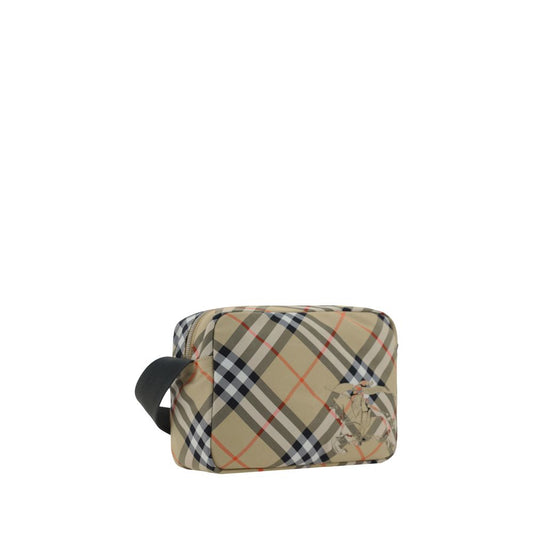 Burberry Schultertasche aus beigem Polyester
