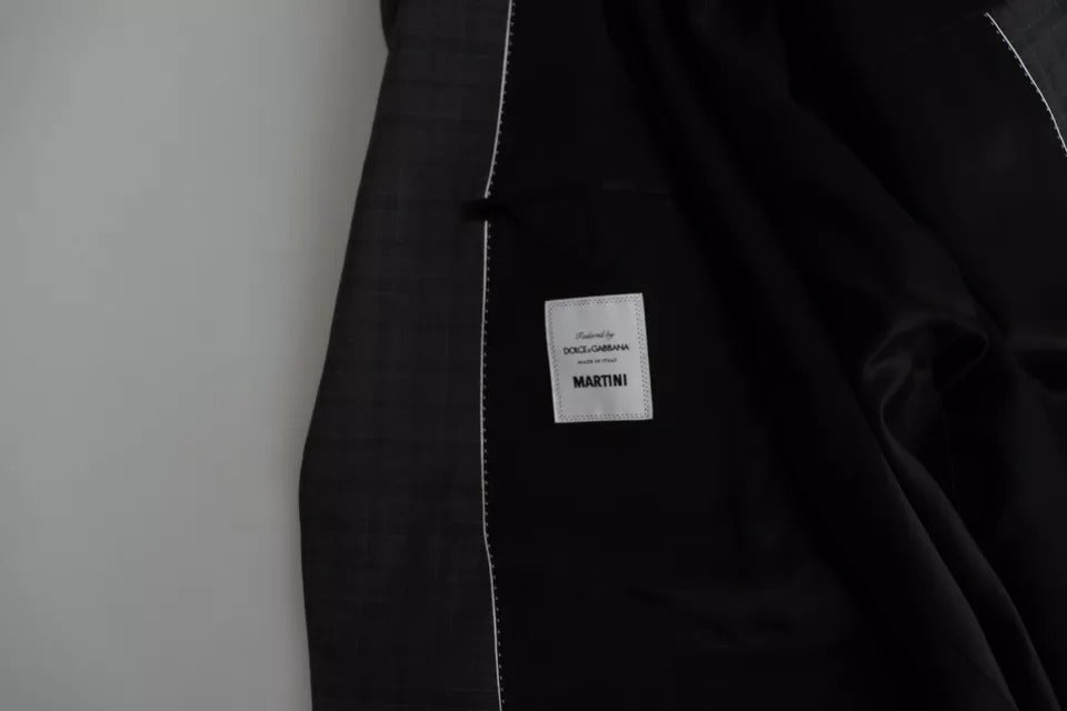 Dolce & Gabbana Grauer 2-teiliger MARTINI-Anzug aus Wolle für Herren