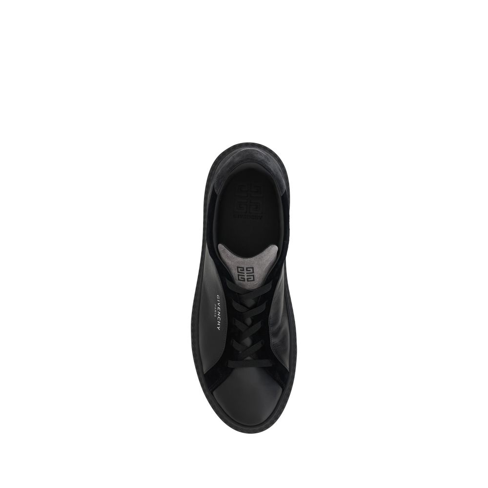 Givenchy – Schwarze G-Set-Sneaker aus Leder in Schwarz