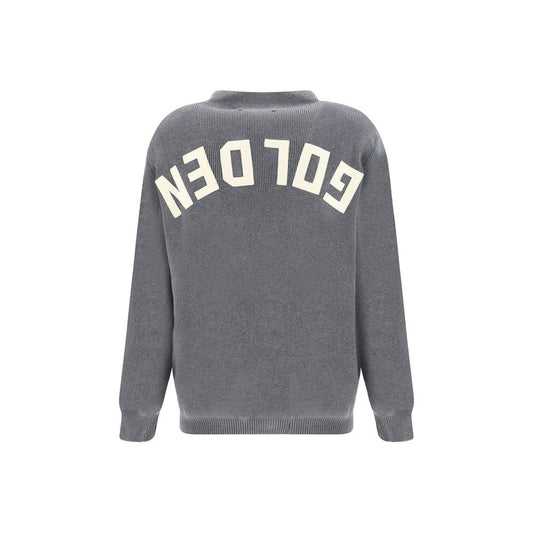 Golden Goose Graue Baumwoll-Strickjacke